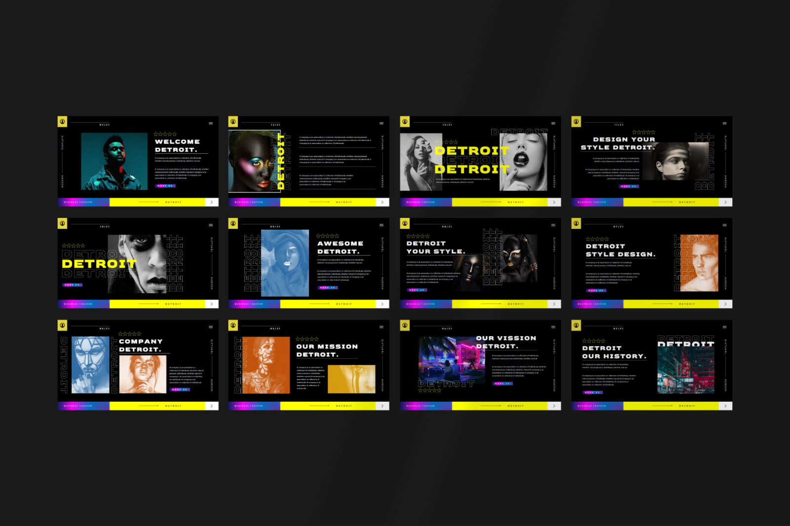 DETROIT Google Slides DETROIT Google Slides
