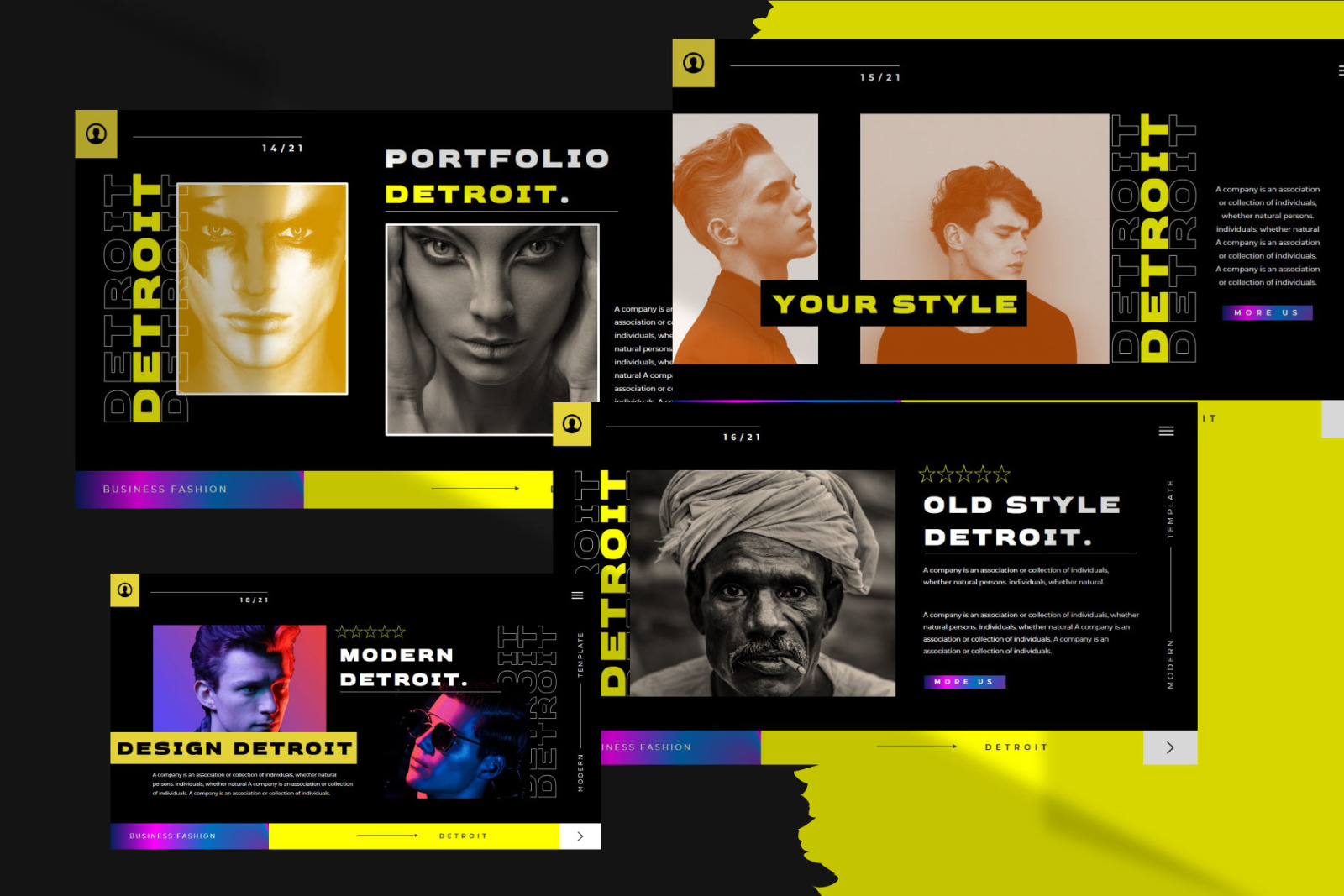 DETROIT Google Slides DETROIT Google Slides