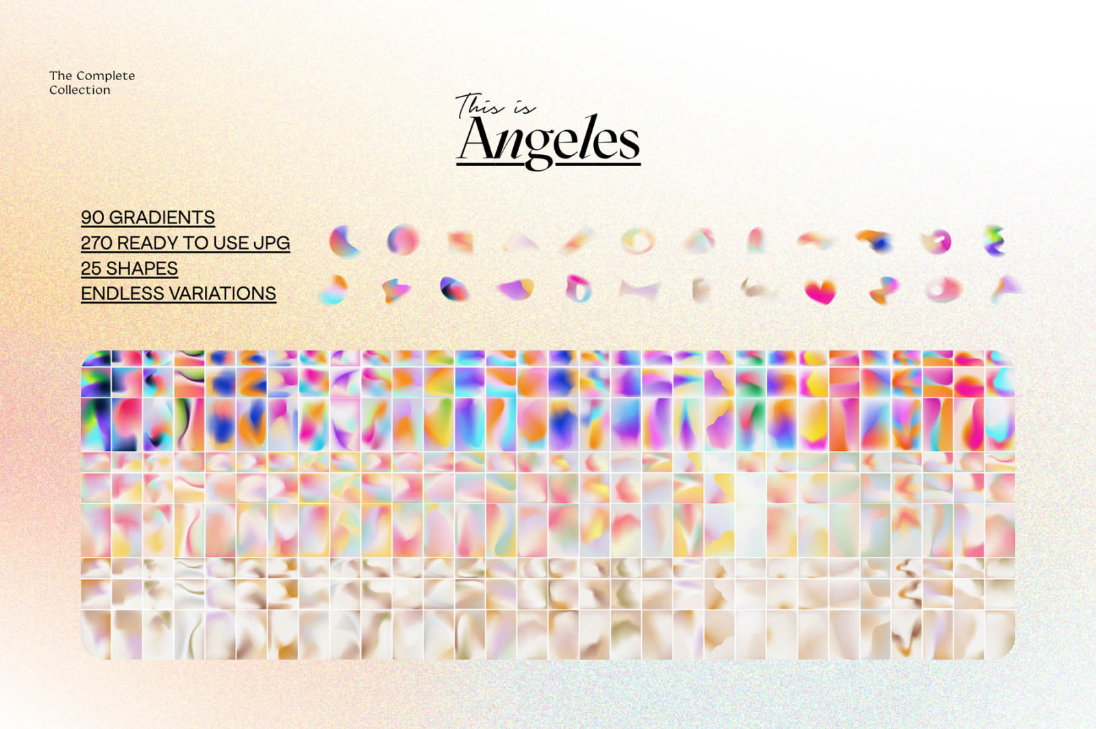 Angeles - Retro Gradients &amp; Shapes