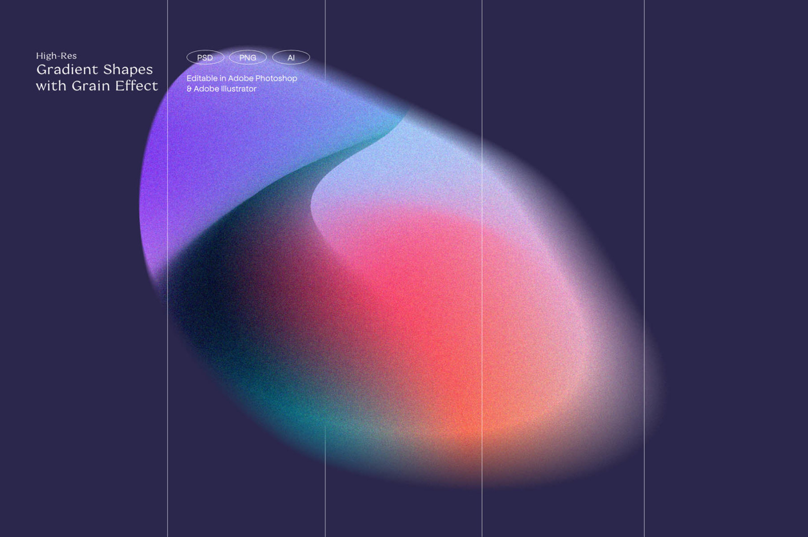 Angeles - Retro Gradients & Shapes Angeles - Retro Gradients & Shapes