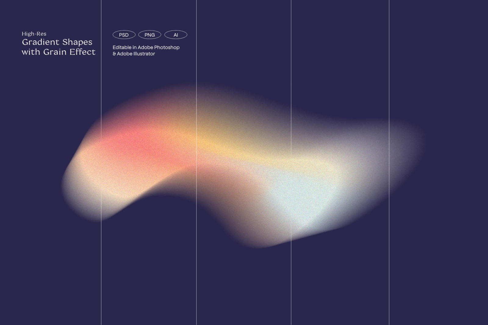Angeles - Retro Gradients & Shapes Angeles - Retro Gradients & Shapes