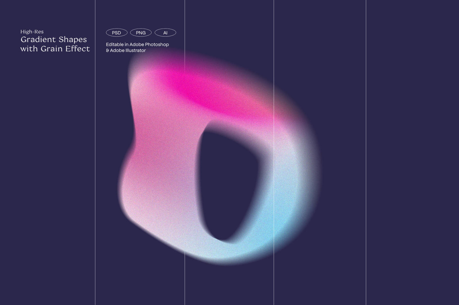 Angeles - Retro Gradients & Shapes Angeles - Retro Gradients & Shapes