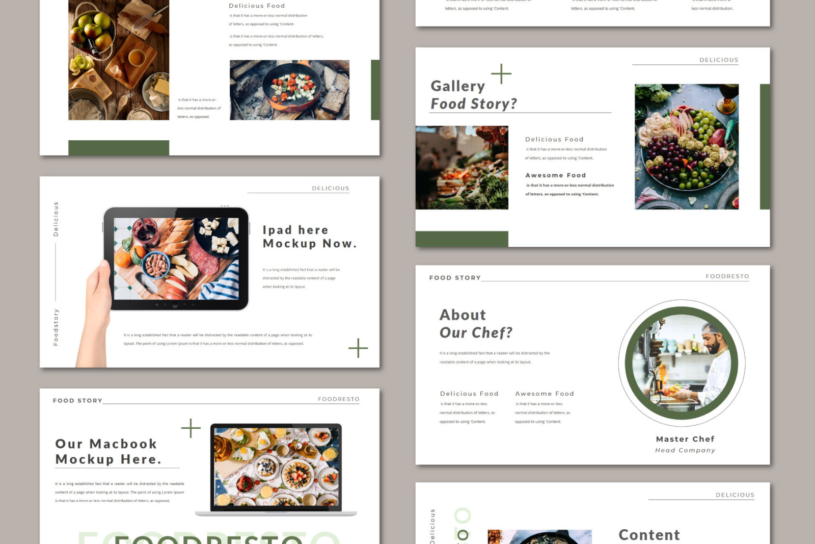 FOODRESTO Google Slides FOODRESTO Google Slides