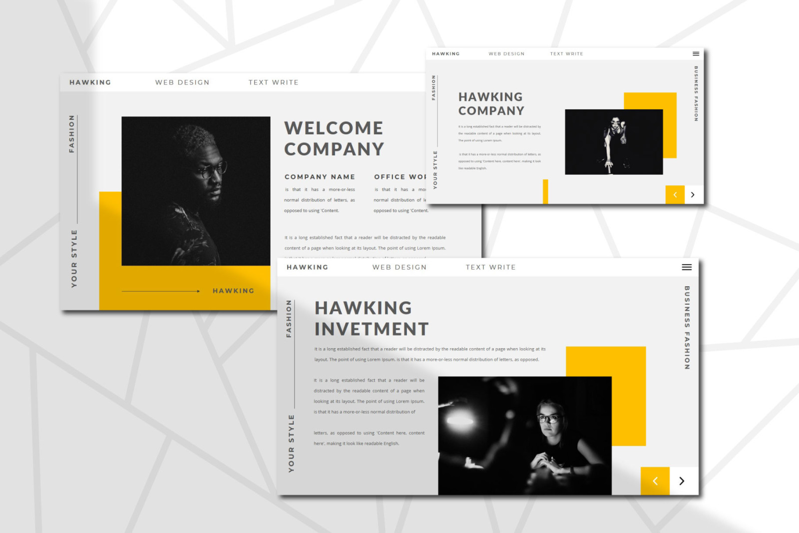 HAWKING Keynote Template