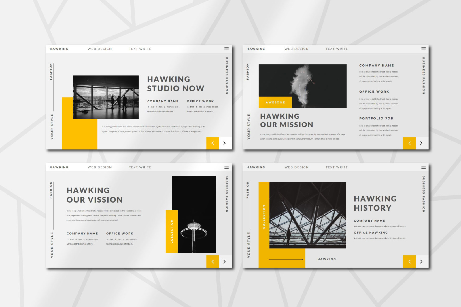 HAWKING Keynote Template