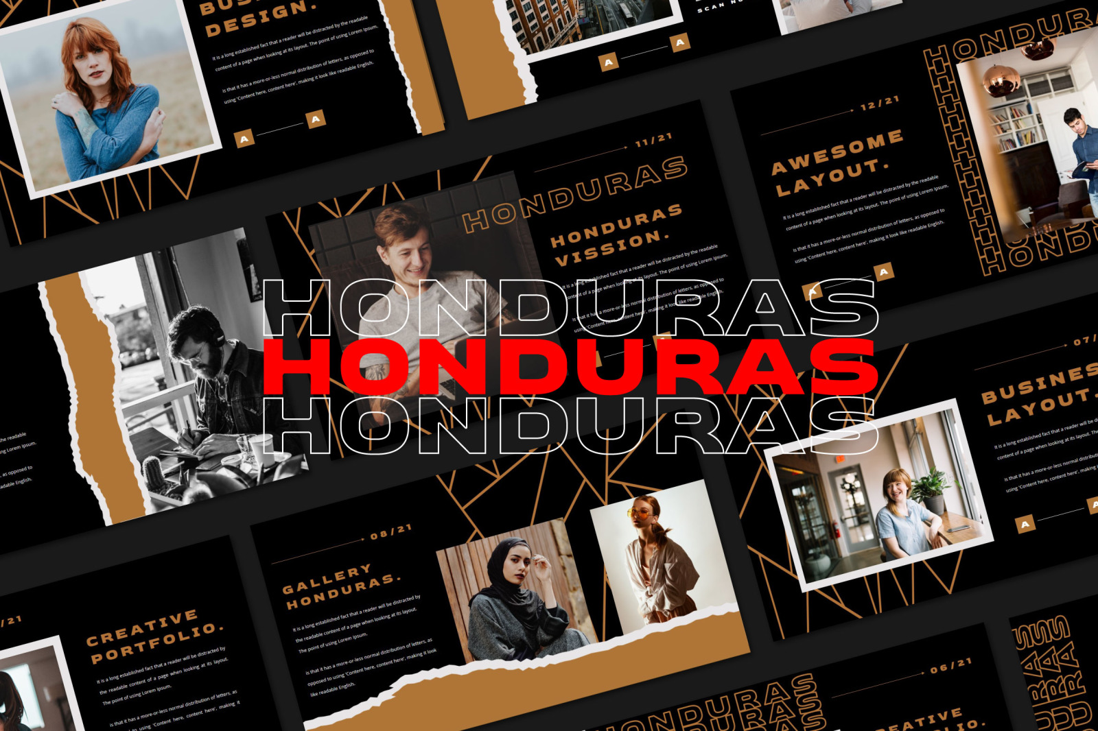 HONDURAS Powerpoint Template HONDURAS Powerpoint Template