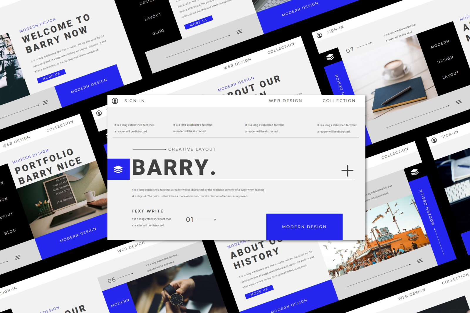 BARRY Powerpoint Template BARRY Powerpoint Template
