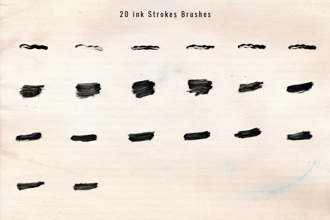 1243 Ink Stroke Brushes for Photoshop 1243 Ink Stroke Brushes for Photoshop