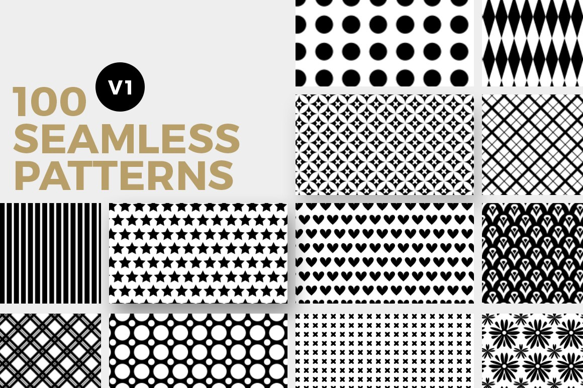 100 Seamless Patterns