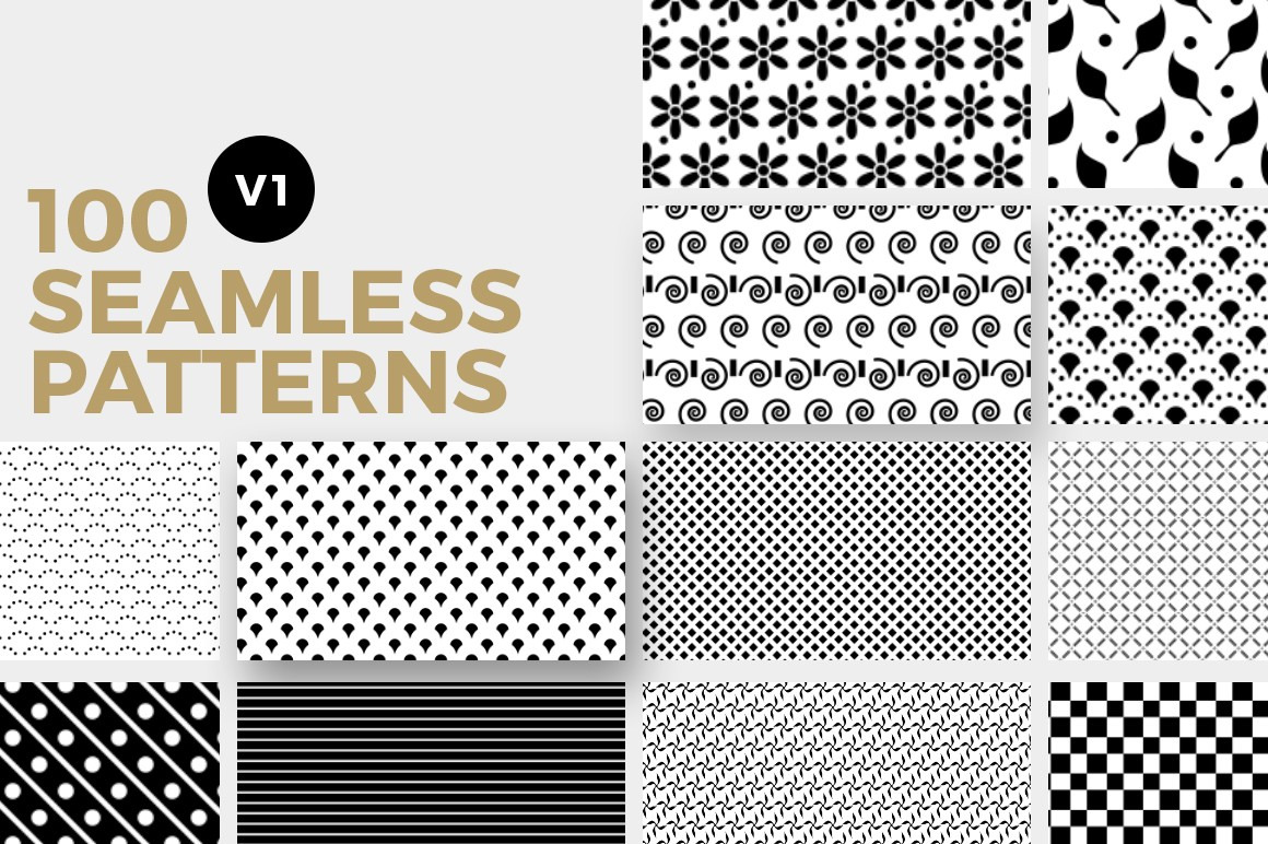 100 Seamless Patterns