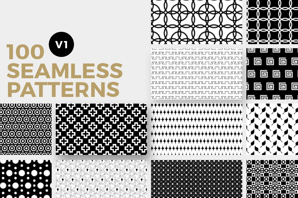 100 Seamless Patterns