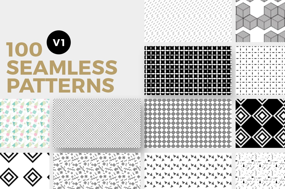 100 Seamless Patterns