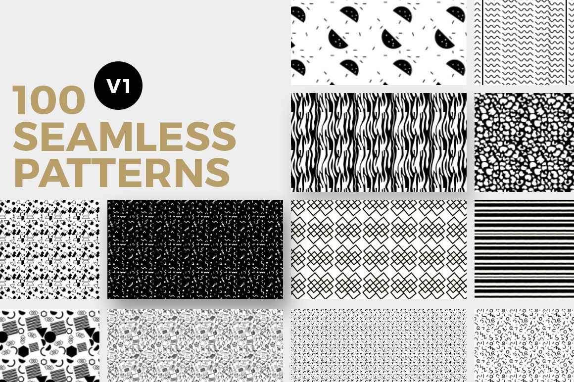 100 Seamless Patterns