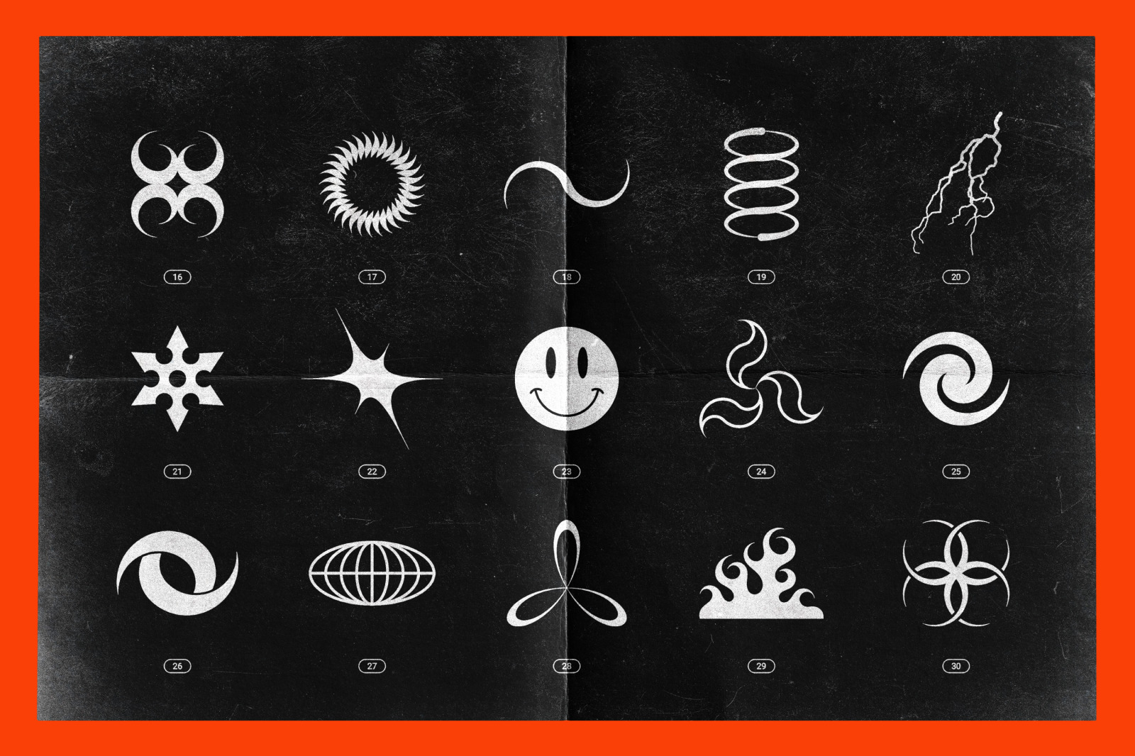 Chrome & vector abstract shapes bundle – 200 geometric design elements Chrome & vector abstract shapes bundle – 200 geometric design elements