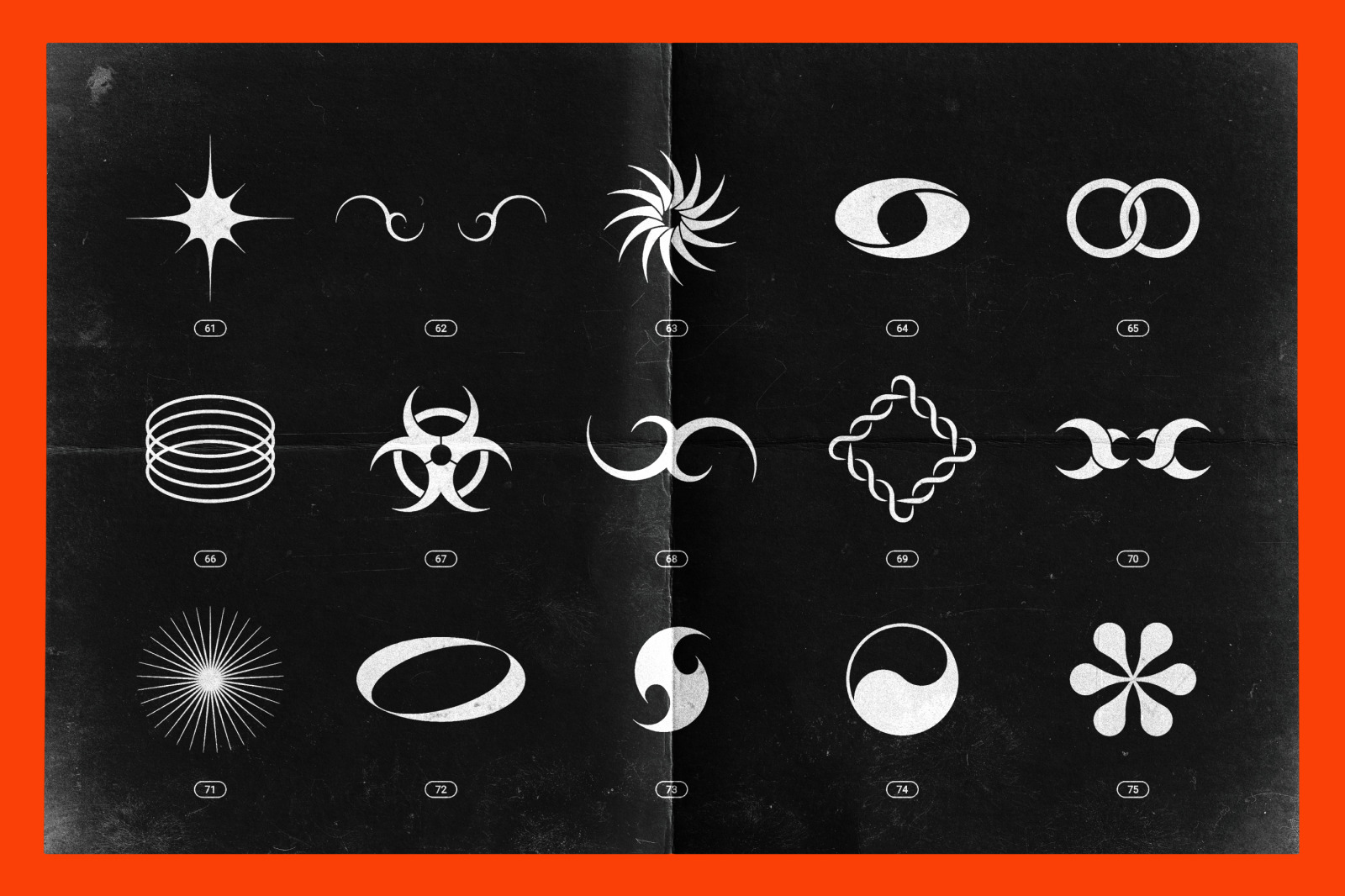 Chrome & vector abstract shapes bundle – 200 geometric design elements Chrome & vector abstract shapes bundle – 200 geometric design elements