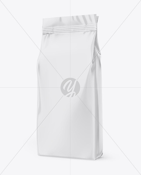 Glossy Food Bag Mockup