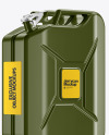 Fuel Jerrycan - Half Side View