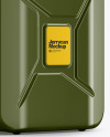 Fuel Jerrycan - Half Side View