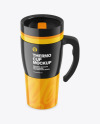 Glossy Thermo Cup Mockup