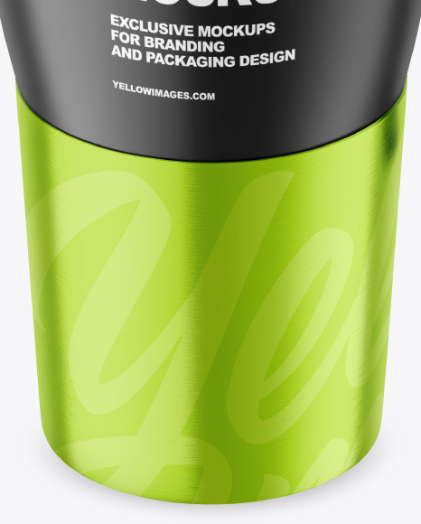 Metallic Thermo Cup Mockup