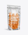 Stand-up Pouch with Gummies Mockup