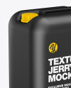 Textured Jerrycan Mockup