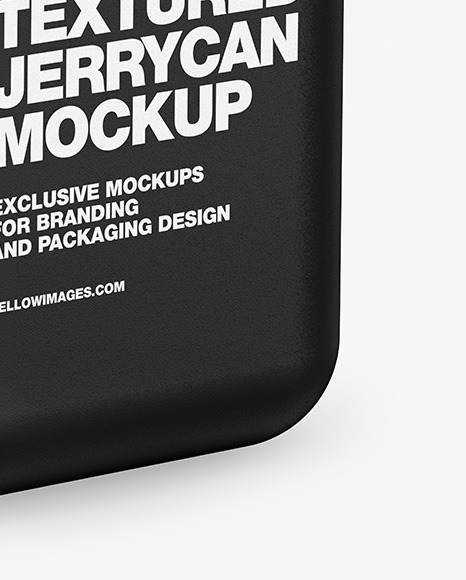 Textured Jerrycan Mockup