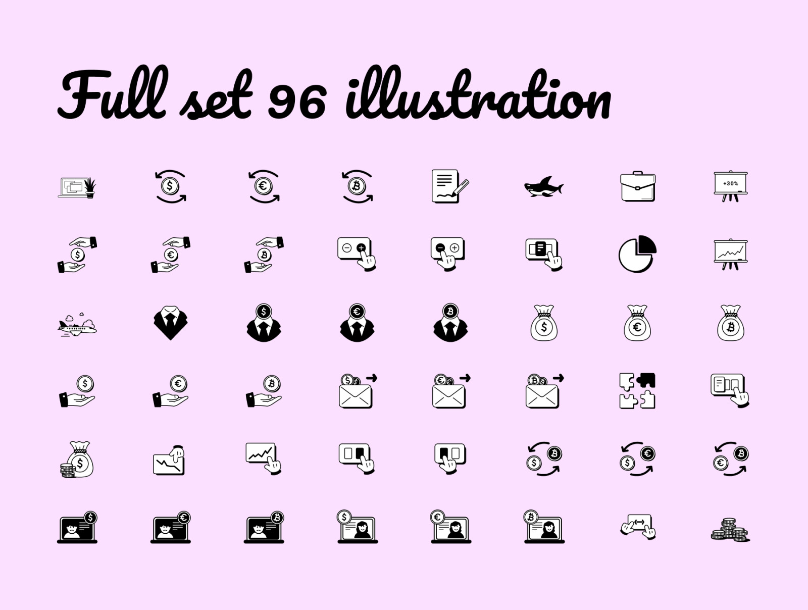 Business Pen Draw icons Business Pen Draw icons