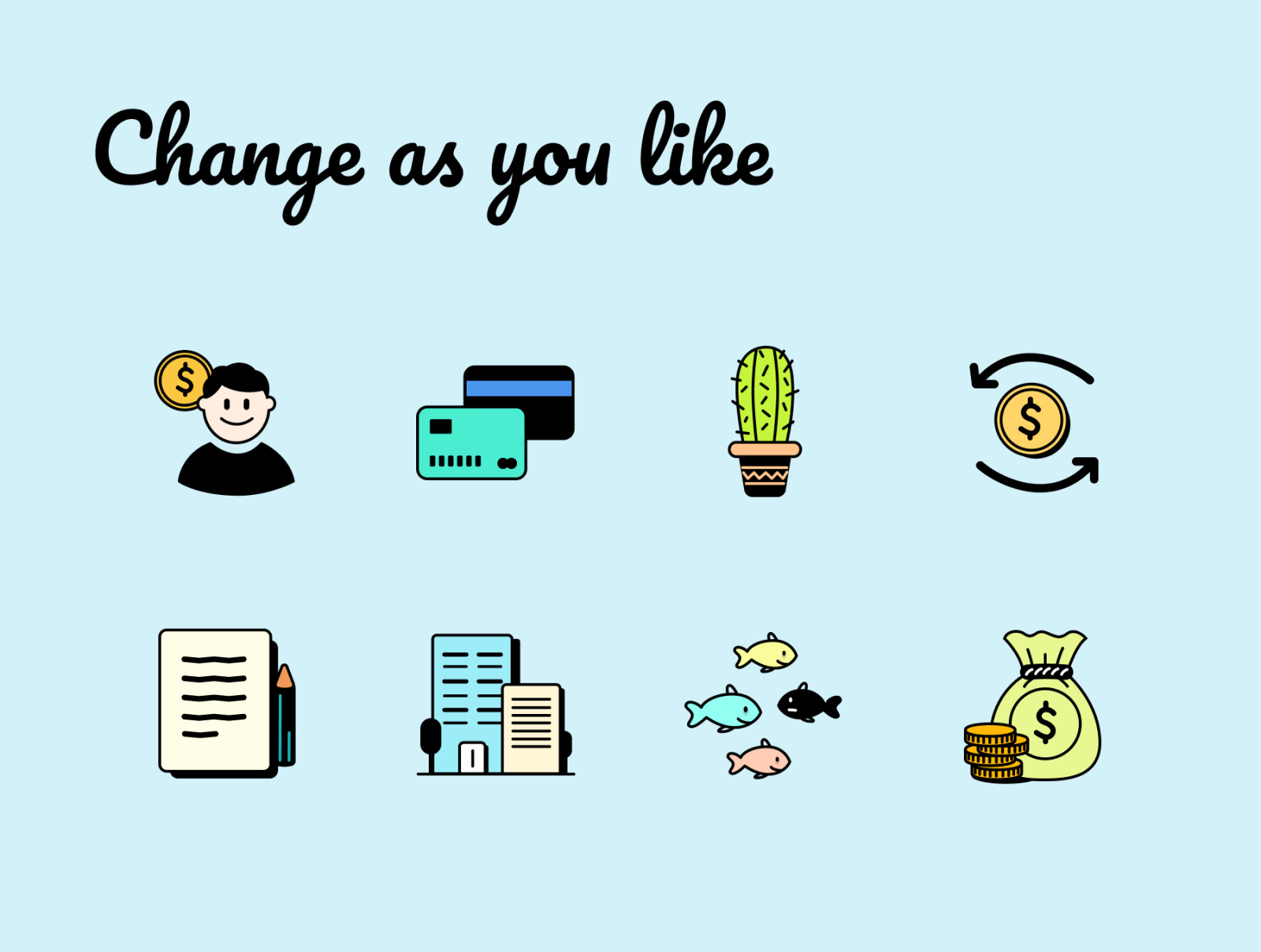 Business Pen Draw icons Business Pen Draw icons