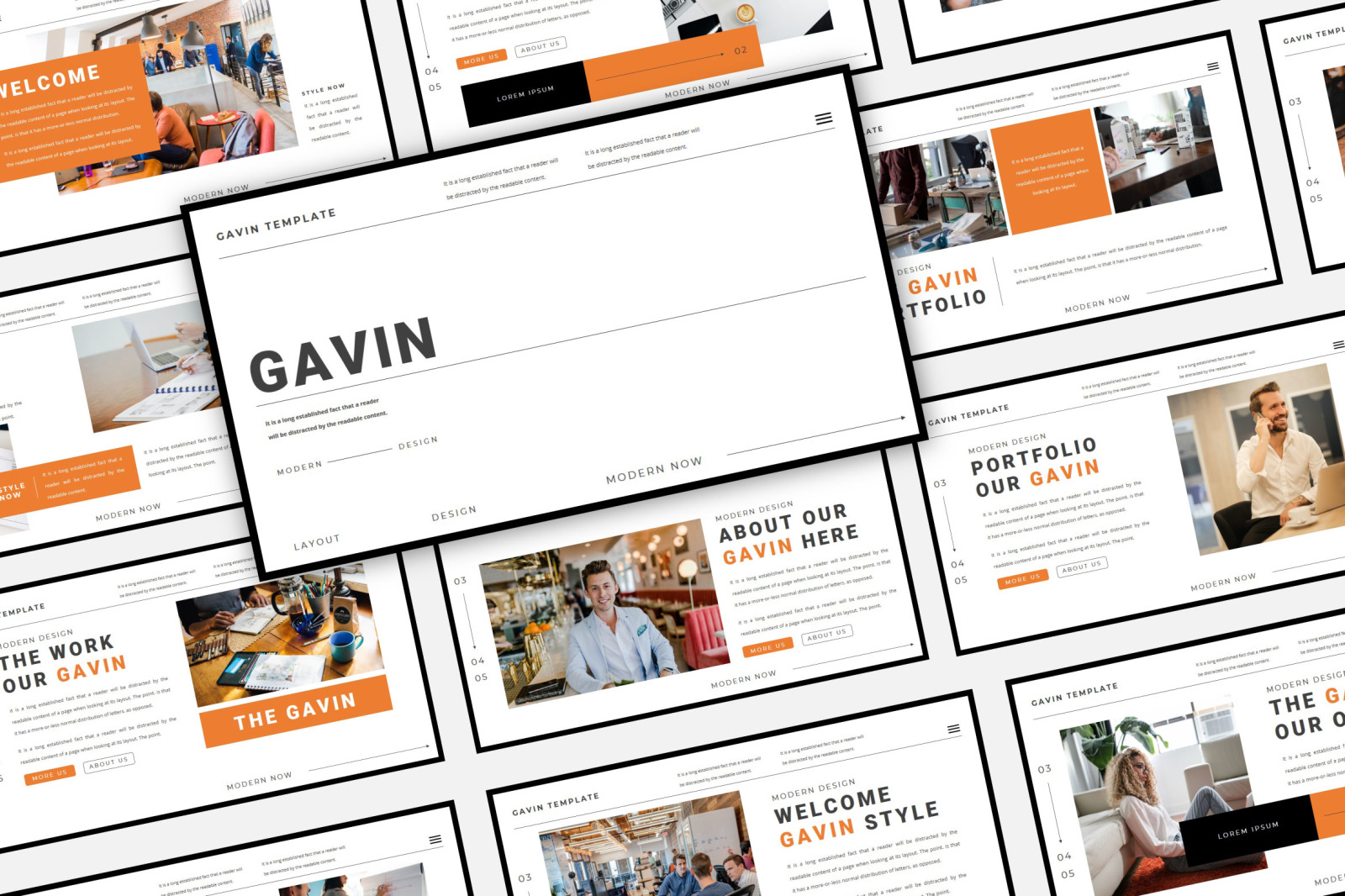 GAVIN Powerpoint Template GAVIN Powerpoint Template