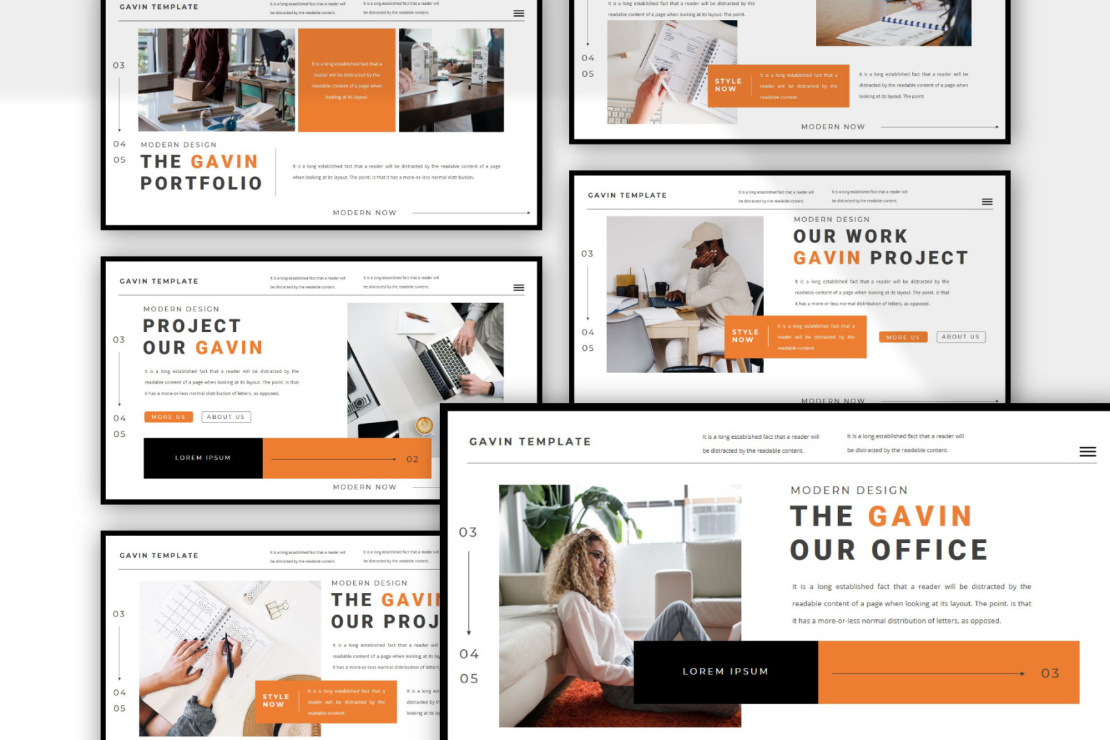 GAVIN Powerpoint Template