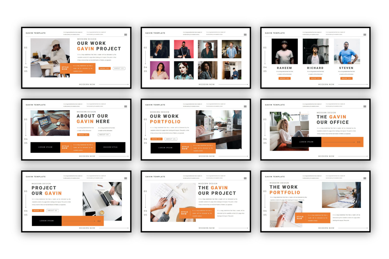 GAVIN Powerpoint Template GAVIN Powerpoint Template