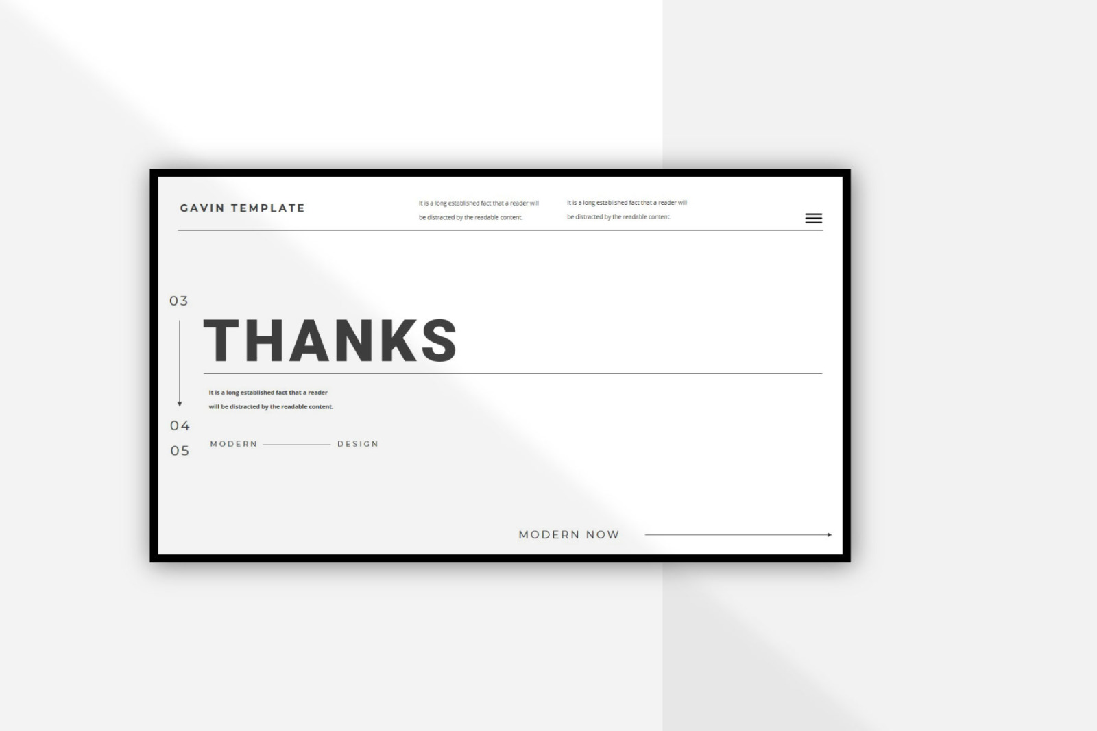 GAVIN Powerpoint Template GAVIN Powerpoint Template