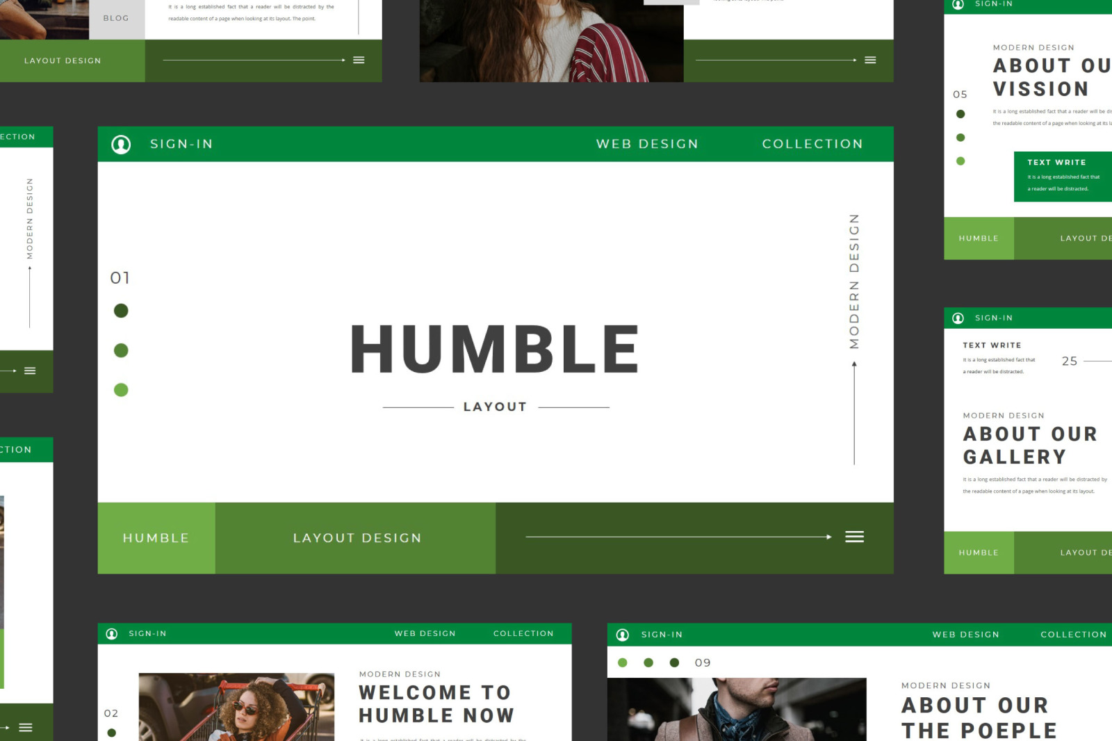 HUMBLE Powerpoint Template HUMBLE Powerpoint Template