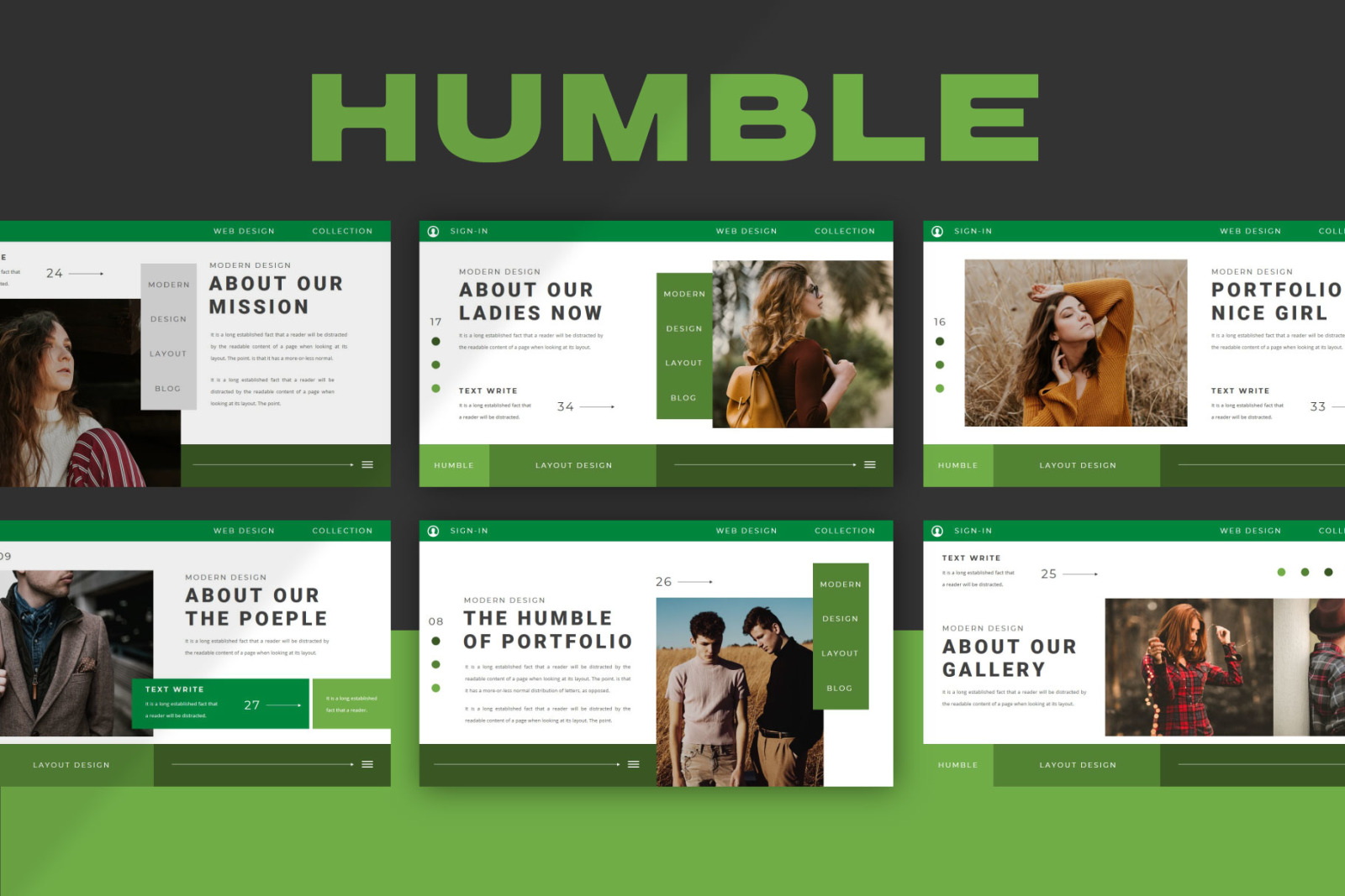 HUMBLE Powerpoint Template HUMBLE Powerpoint Template