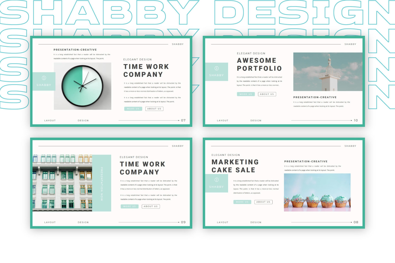 SHABBY Google Slides