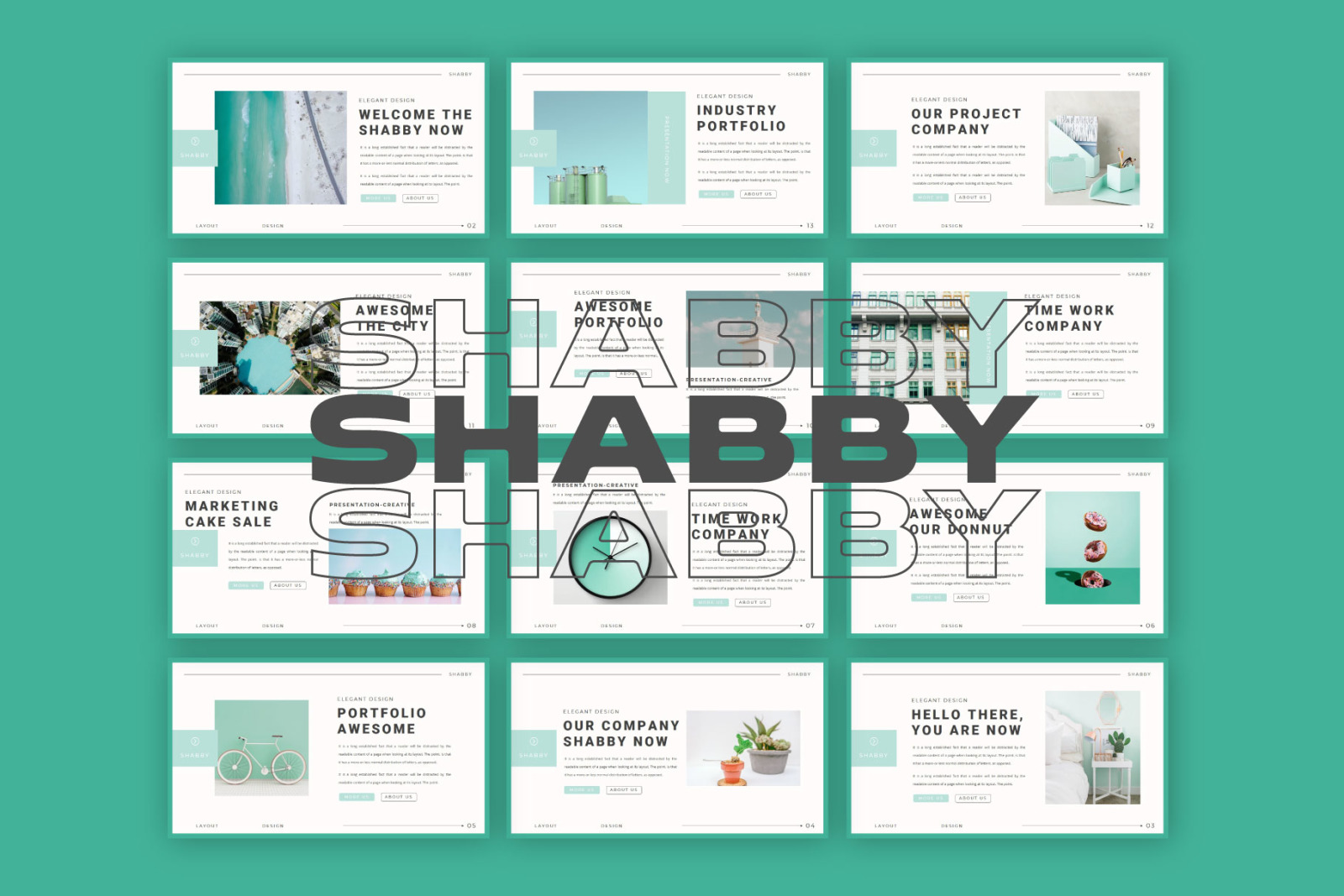 SHABBY Google Slides