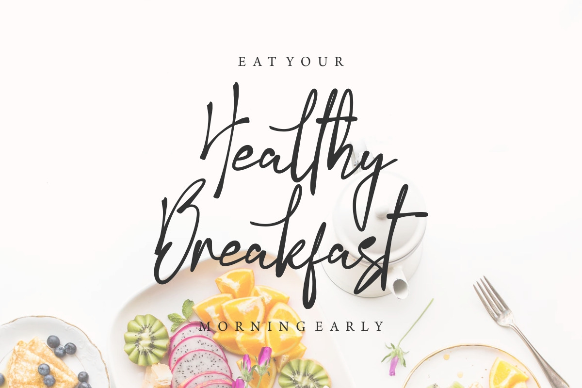 PancakeBatter Script Handwriting Font PancakeBatter Script Handwriting Font