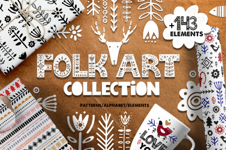 Folk Art Graphic Collection - Nation