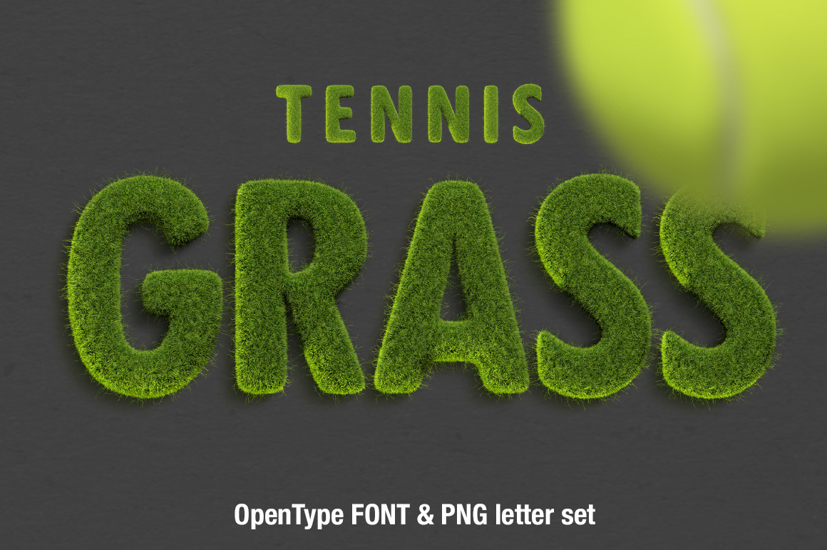 Tennis Grass Font Tennis Grass Font