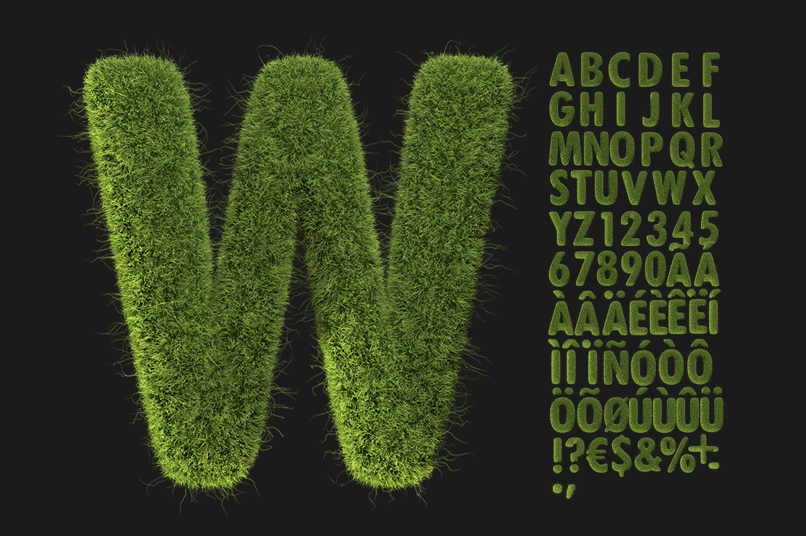 Tennis Grass Font