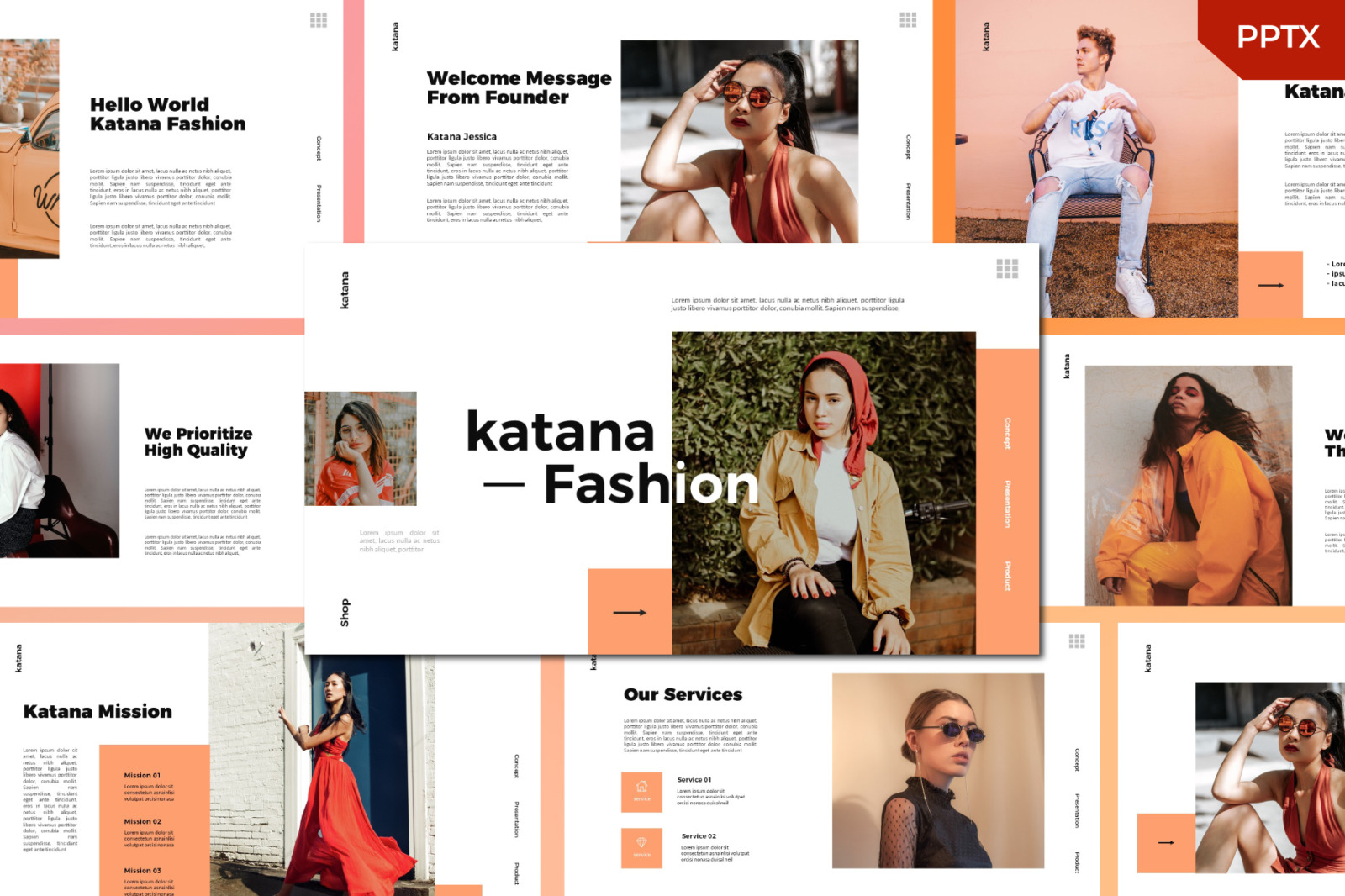 Katana Powerpoint Template Katana Powerpoint Template