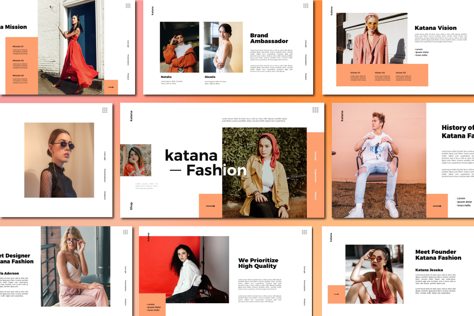 Katana Powerpoint Template