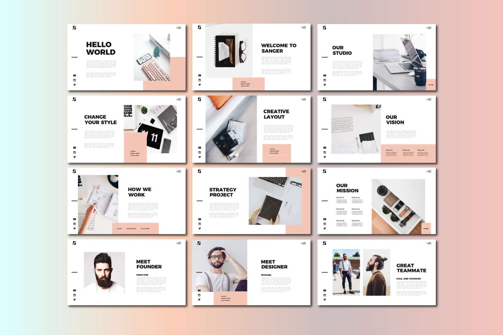 Sanger Powerpoint Template