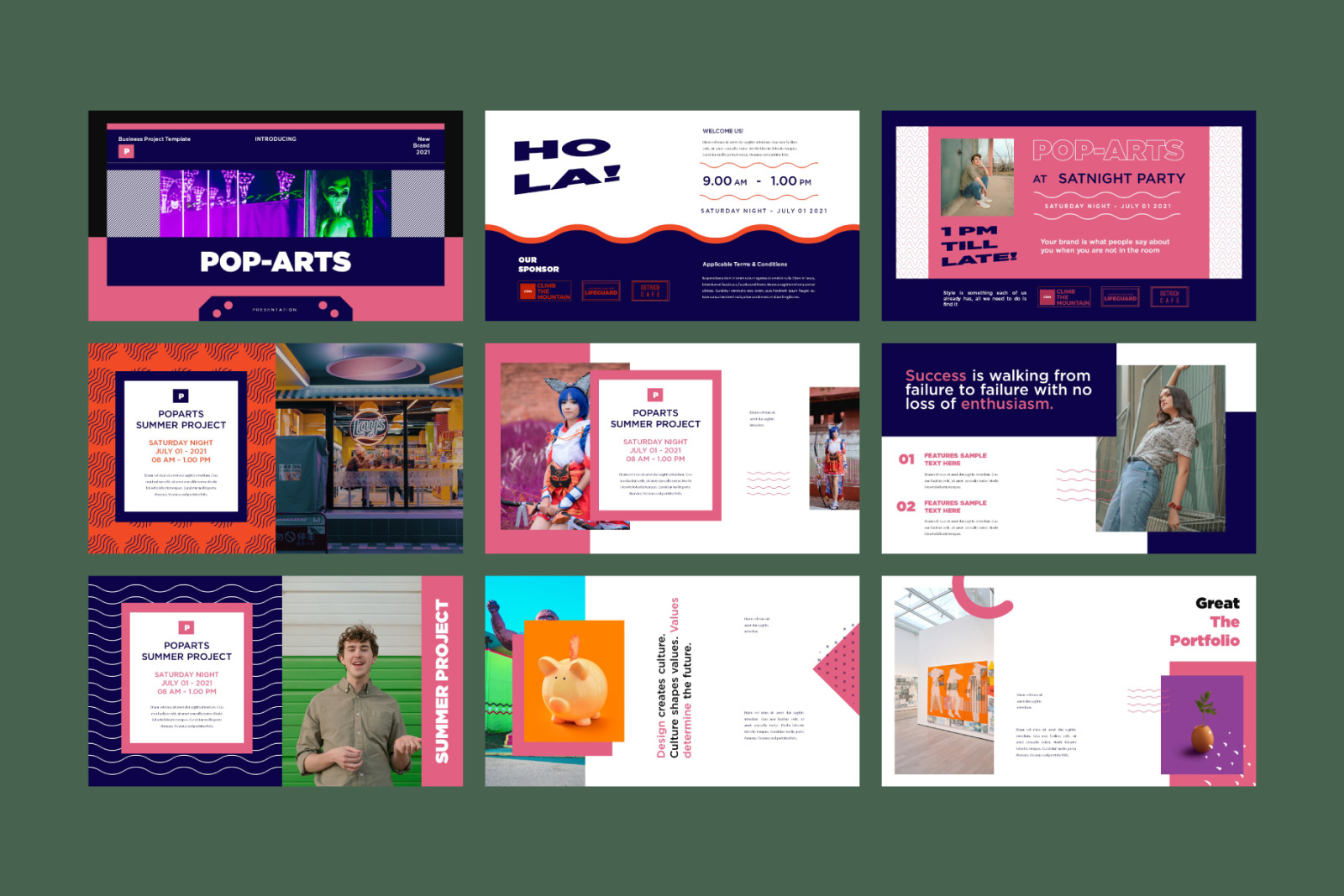 Poparts Powerpoint Template Poparts Powerpoint Template