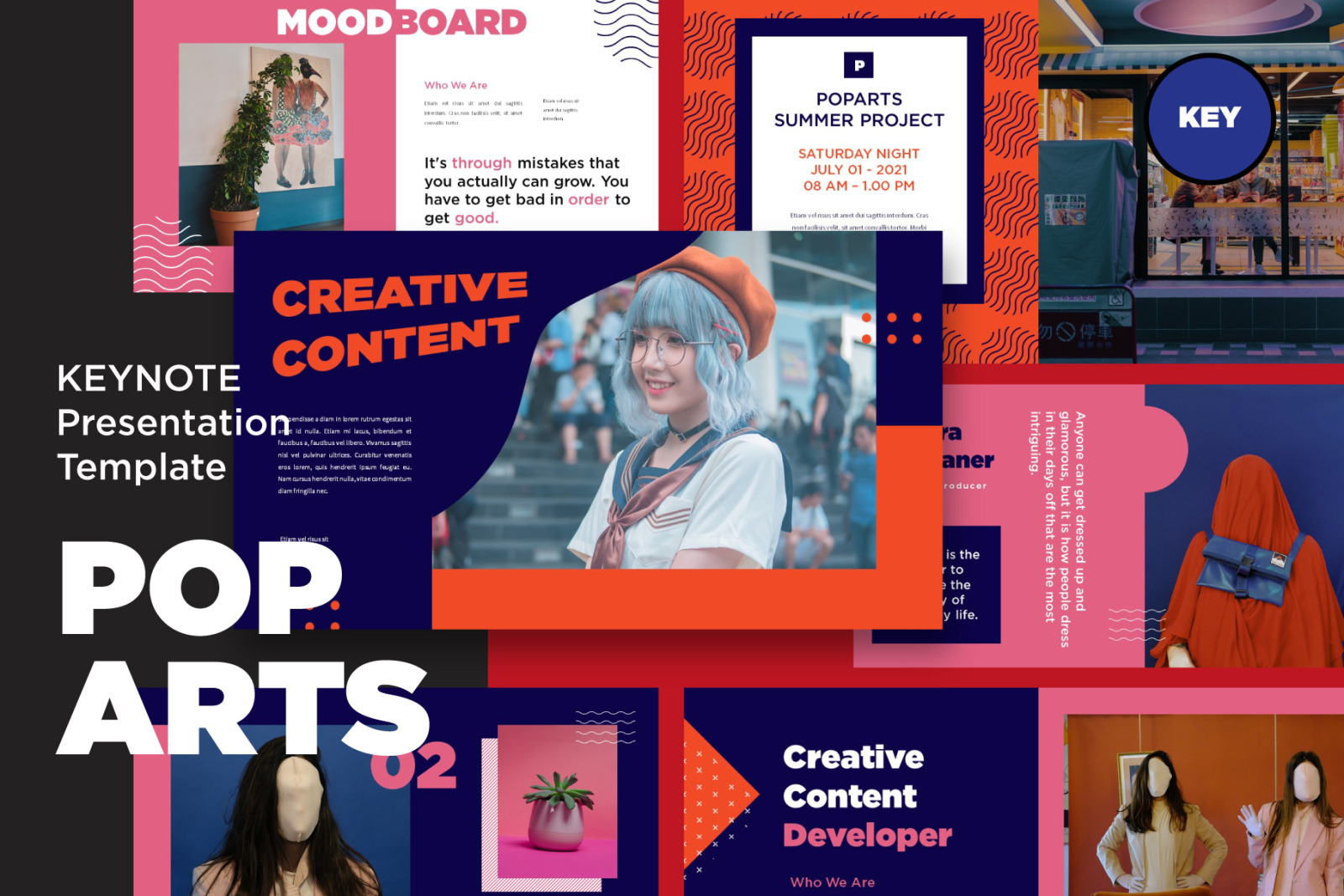 Poparts Keynote Template Poparts Keynote Template