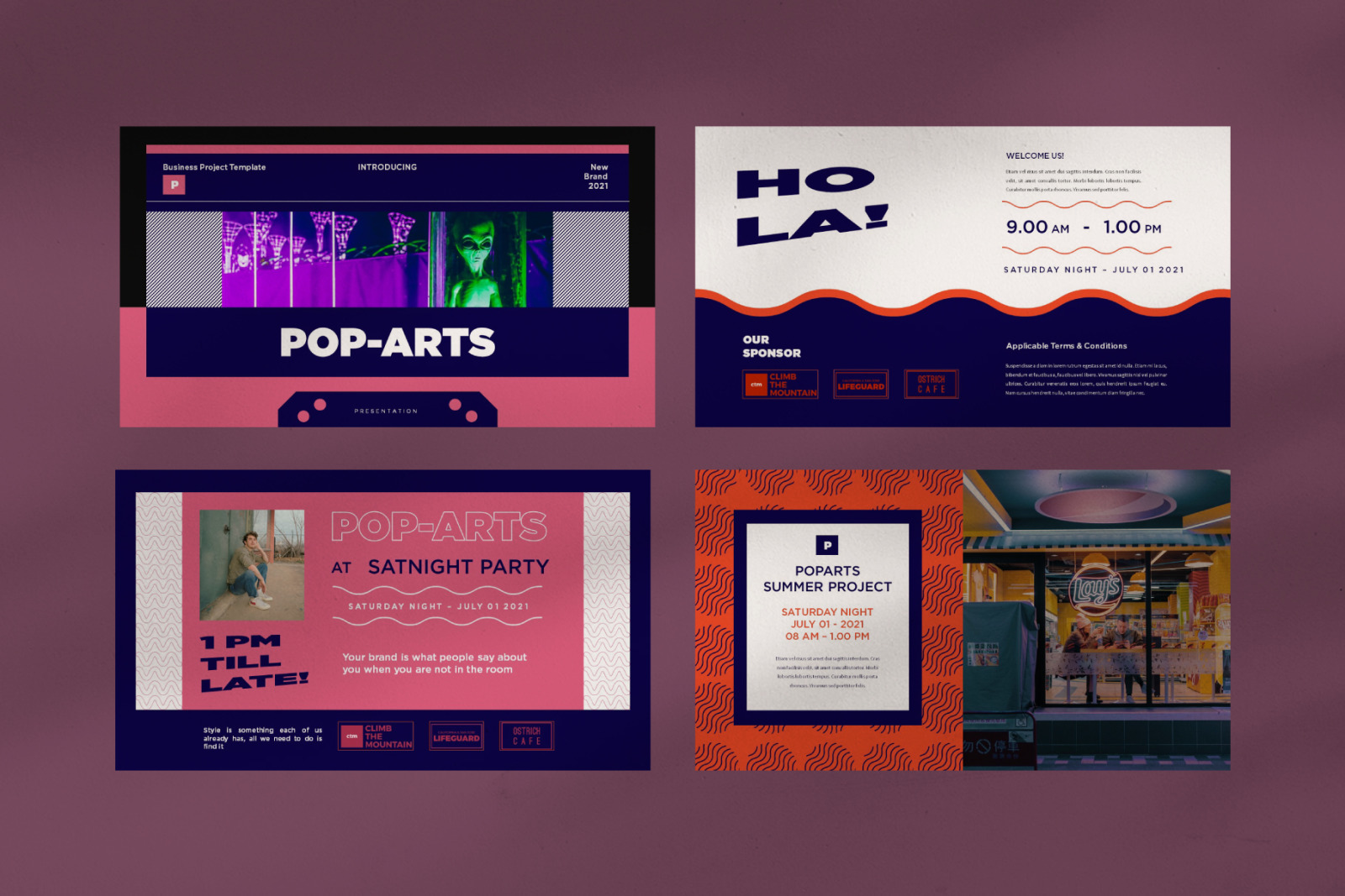 Poparts Keynote Template