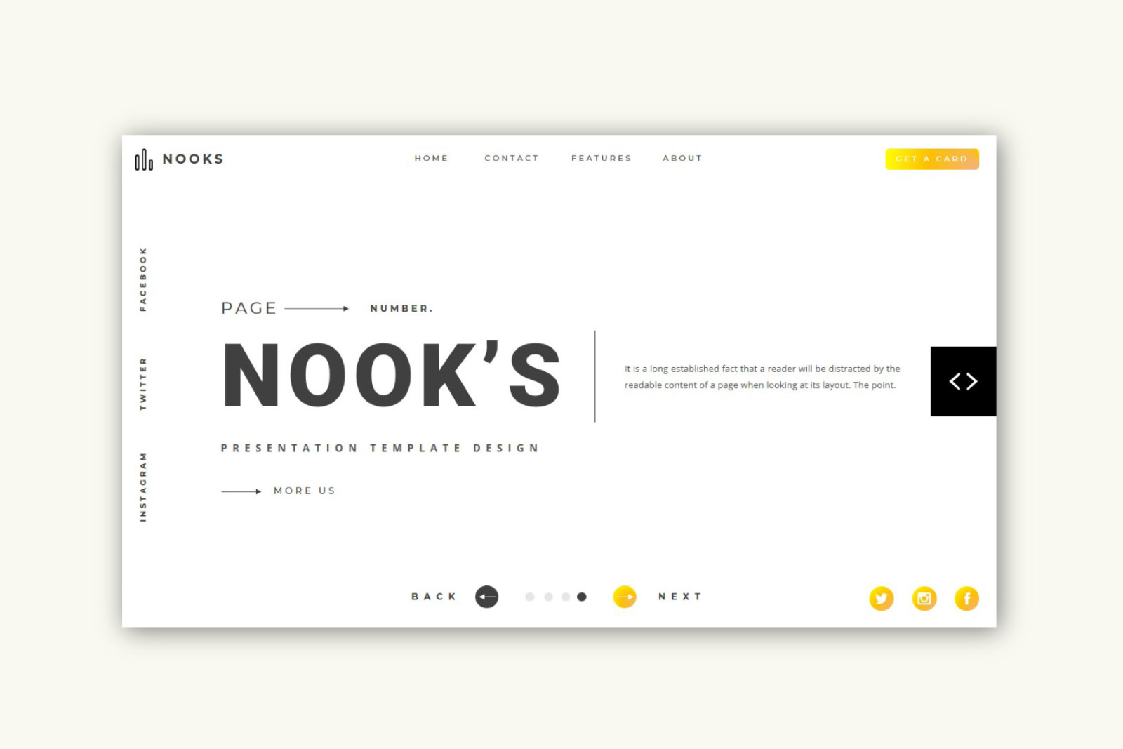NOOK'S Powerpoint Template NOOK'S Powerpoint Template