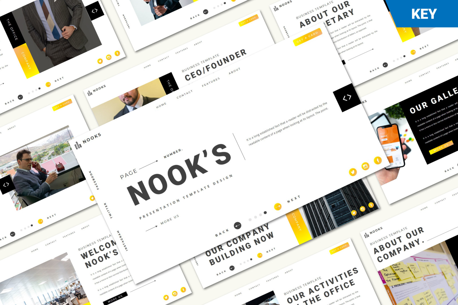 NOOK&#039;S Keynote Template