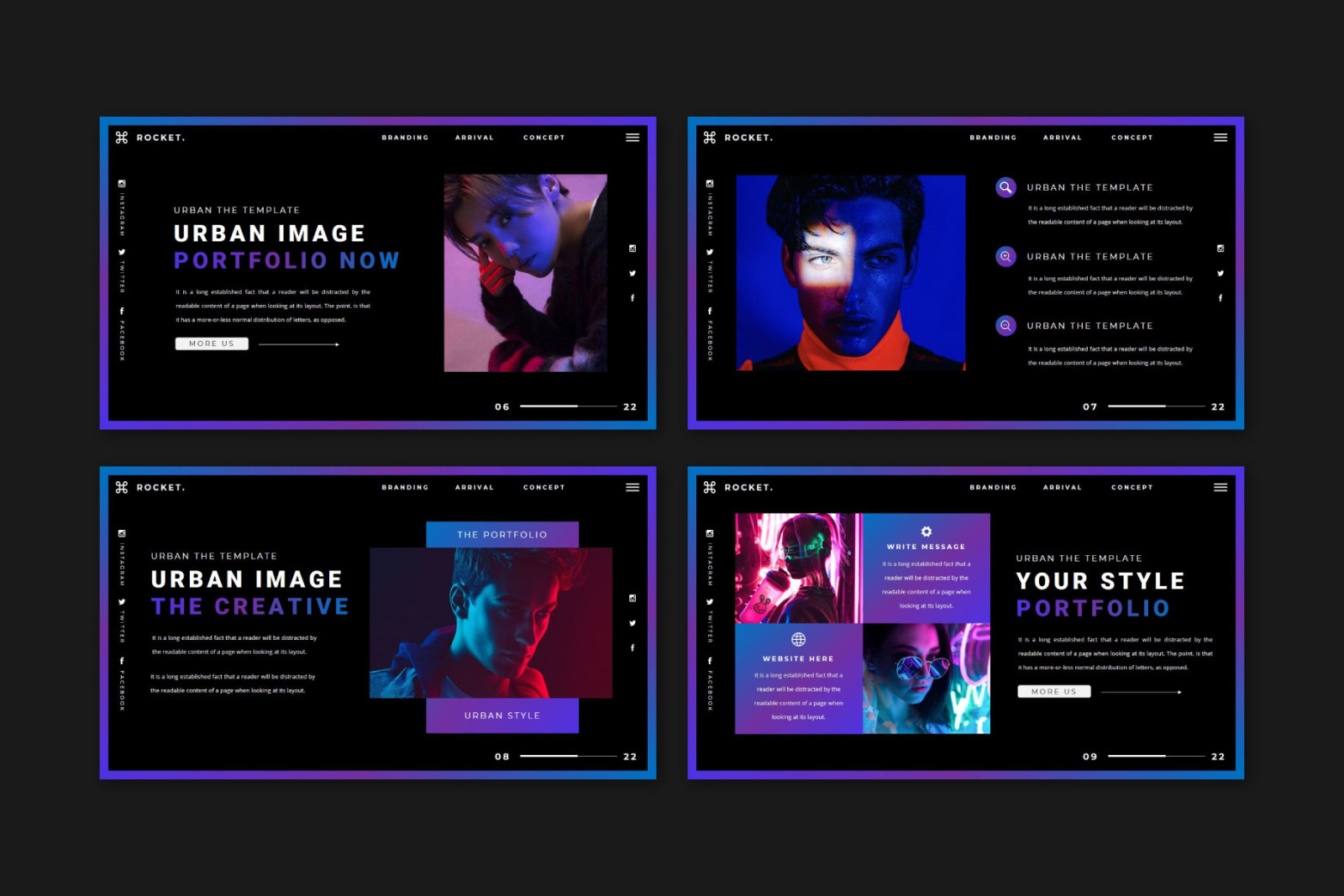ROCKET Powerpoint Template ROCKET Powerpoint Template